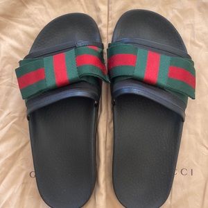 Authentic Gucci bow slides